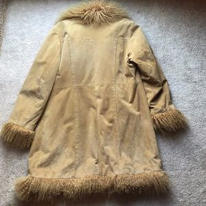 Faux fur coat